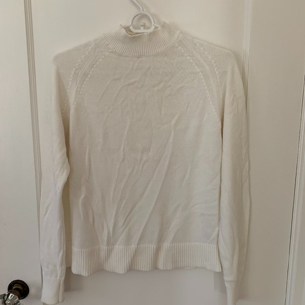 Everlane mock neck sweater size small